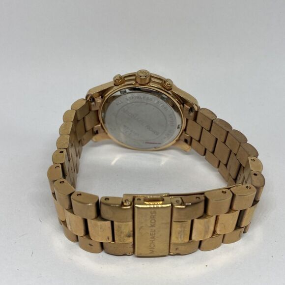 Michael Kors Runway MK5128 Womens Stainless Steel Analog Dial Quartz Watch JK371 - Picture 10 of 12